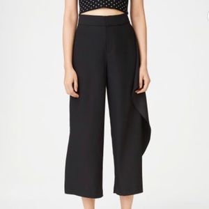 Club Monaco Black Wide Leg Pants